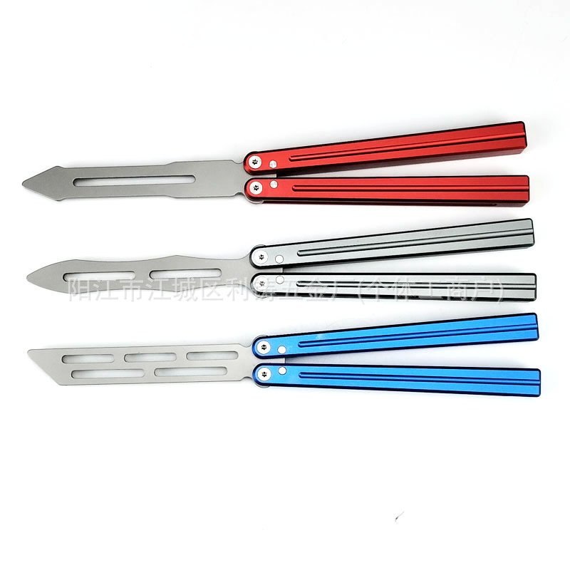 190 mm Aluminum Butterfly Knife Trainer - product view 2