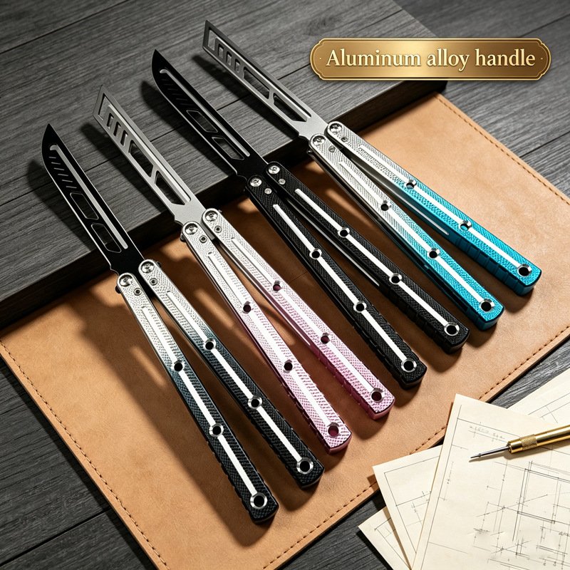 255 mm Aluminum Butterfly Knife Trainer - product view 3