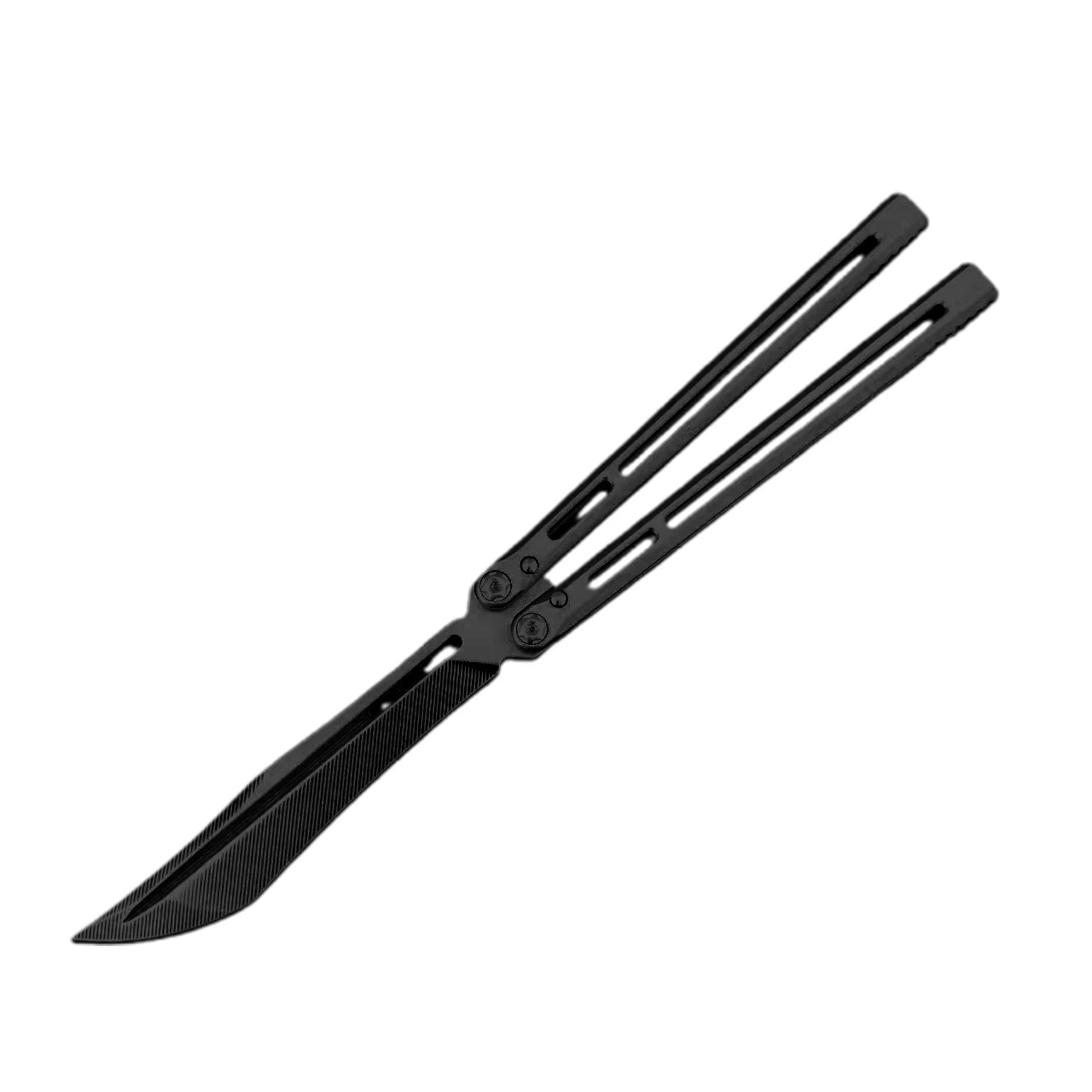 Special Edition Black aluminum butterfly knife trainer