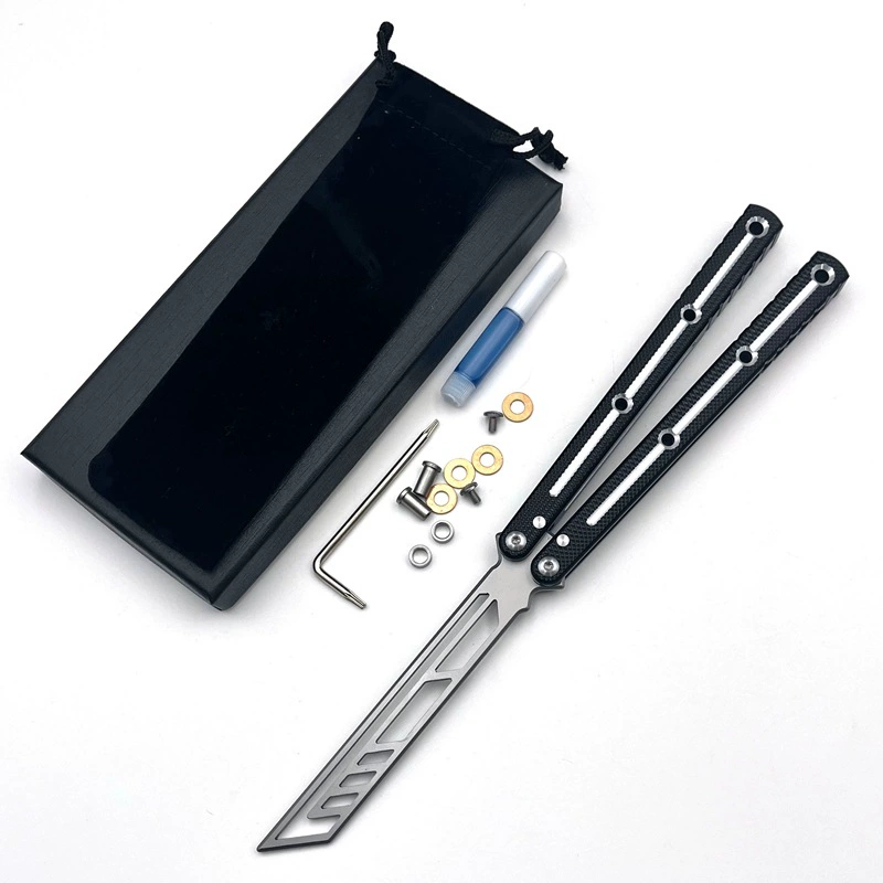 Black Set butterfly knife trainer
