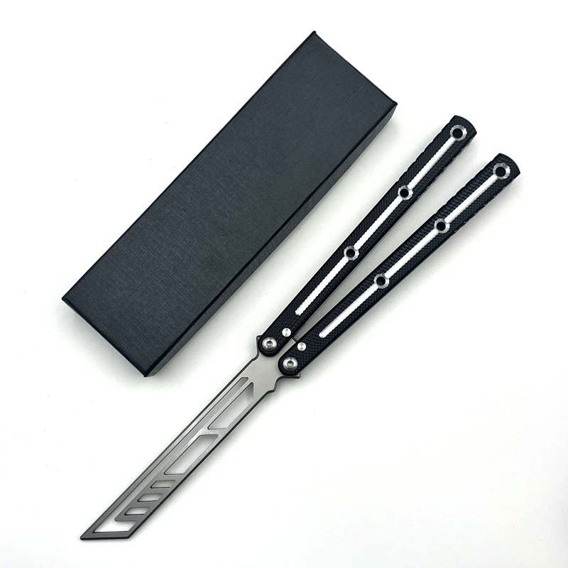 Black butterfly knife trainer