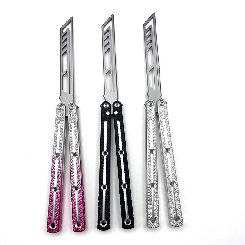Three-hole butterfly knife trainers in assorted colors