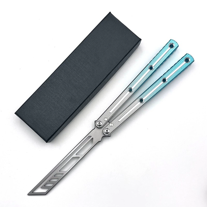 Light Blue butterfly knife trainer